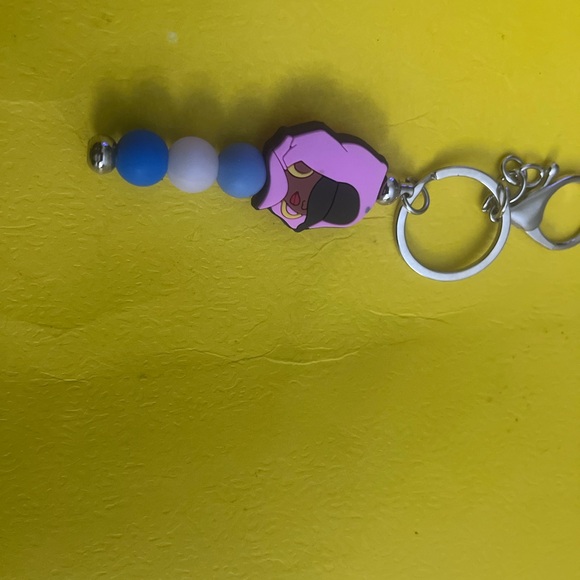 Pink and Blue Keychain Accessory - Picture 6 of 8